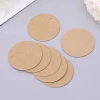 100x Blank Kraft Paper Hang Tags Wedding Party Favor Label P