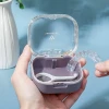 Stylish Portable Invisible Braces Case for Kids' Orthodontic Retainers and Cleaning