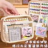 Mini Watercolor Paint Set with Carry Case for Travel Sketching, Journaling, and Students