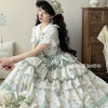 [Blueberry Midsummer] Qianmu Original Pastoral Lolita Daily JSK Dress, Full Length
