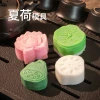 Lotus DIY Handmade Soap Silicone Mold - Lotus Leaf, Root, and Seed Pod Designs for Soap Base and Baking