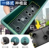 Specialized Vegetable Growing Box - Foam Balcony Planter, Rectangular Plastic Pot for Home Gardening