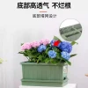 Flower Doctor Balcony Vegetable Growing Box - Family Vegetable & Strawberry Planter, Rooftop Rectangular Plastic Flower Pot