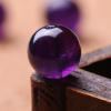 5A Grade Uruguay Natural Deep Purple Amethyst Loose Beads DIY Crystal Accessories Amethyst Loose Round Beads Semi-Finished