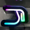 Suzhou Factory Wholesale Chain Store Logo - RGB Illuminated Letters, Acrylic Neon Signs for Window and Counter Display