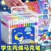 Acrylic Markers Opaque Overlapping Colors Art Drawing Pens Specialized Ink Cores