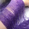 2MM 3MM 4MM Natural Color-Gradient Amethyst Soccer-Cut Faceted Loose Beads - Semi-Finished Amethyst Cuts