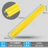 Cable Raceway Speed Bump, Rubber Cable Protector for Ground Crossing, Outdoor Wire Guard