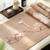 Wenxin Tang Calligraphy and Painting Felt - Ancient Art Series, Double-Sided Wool Felt with Leather Desk Mat for Calligraphy and Painting, Colorful Soft Stain-Resistant Felt for Brush Writing Practice, Traditional Chinese Painting Supplies