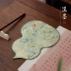Hanmo Brocade Wrist Rest Traditional Four Treasures Study Gourd-Shaped Arm Pad Calligraphy Hand Pillow Artistic Fresh Wrist Rest