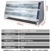 Commercial Food Warmer Cabinet, Double-Layer Display Unit for Western Restaurants and Burger Shops, Wholesale Two-Tier Heating Showcase
