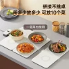 Splicable Folding Food Warmer Partition Temperature Control Insulation Plate Hot Dish Plate Induction Cooker Plate Constant Temperature Heating Food Warmer Table Mat