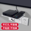 Router Storage Box, Cable Organizer, WiFi Set-Top Box Stand, Gigabit Broadband Shelf with Wall Mount