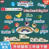 2026 Spring New FLTRP Grade 3 English Vocabulary & Sentence Flashcards for Classroom Teaching