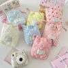 Ins-Style Cute Quilted Cotton Camera Storage Bag for CCD and Instant Cameras, Soft Drop-Proof Dust-Proof Small Pouch