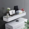 Premium Over-Toilet Storage Organizer, Wall-Mounted Bathroom Shelf, No Drilling Required, Multi-Function Toilet Rack