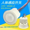 Embedded PIR Motion Sensor Switch 220V Home Infrared Detector Probe Smart Delay Module for Hallways