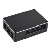 Waveshare Raspberry Pi 4 Dual-Fan Cooling Case with Frosted Metal Enclosure and Included Fans