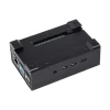 Waveshare Raspberry Pi 4 Dedicated Industrial DIN Rail Enclosure Aluminum Case with Cooling Fan/Heatsink