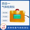 Portable 4-in-1 Gas Detector for Tunnels and Utility Corridors High Sensitivity Multi-Toxic Gas Explorer