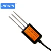 MEC10 Soil Moisture, Temperature, and Conductivity Sensor, 3-in-1 Soil Temperature, Humidity, and Conductivity Sensor