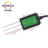 Soil Temperature and Humidity Sensor 485 - High-Precision Agricultural Greenhouse Moisture Transmitter with 4-20mA Conductivity Output