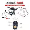 1-to-1/2 Wireless Remote Strobe Light Wiring Kit for Automotive LED Lights, Manual Switch Harness with 12V/24V Relay