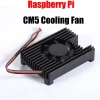 Raspberry Pi CM5 Dedicated Aluminum Alloy Heatsink with Fan Integrated 4-Wire Interface PWM Adjustable Speed 5V 3007