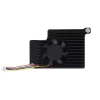 Raspberry Pi 5 Dedicated Cooling Fan and Heatsink with Active Cooling and Thermal Pad