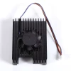 Raspberry Pi CM5 Dedicated Aluminum Alloy Heatsink with Integrated Fan 4-Wire PWM Adjustable Speed 5V 3007