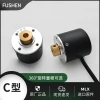 360° Angle Sensor Angular Displacement Sensor Magnetic Rotary Potentiometer Dead-Zone Measurement Potential Encoder