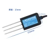 Soil Temperature & Humidity Sensor, Moisture & Conductivity Transmitter, NPK Fertility Tester, pH Detector