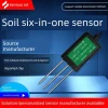 Soil Temperature and Humidity Sensor RS485 Greenhouse Flower pH Moisture Soil Water Content Detector