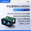 Yunshis Laser Rangefinder Radar, 1500m Range, Anti-Glare Module, 10KHz High Precision Industrial Grade